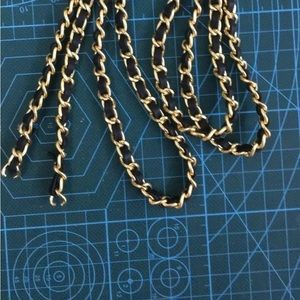 Real leather purse chain strap crossbody replacement